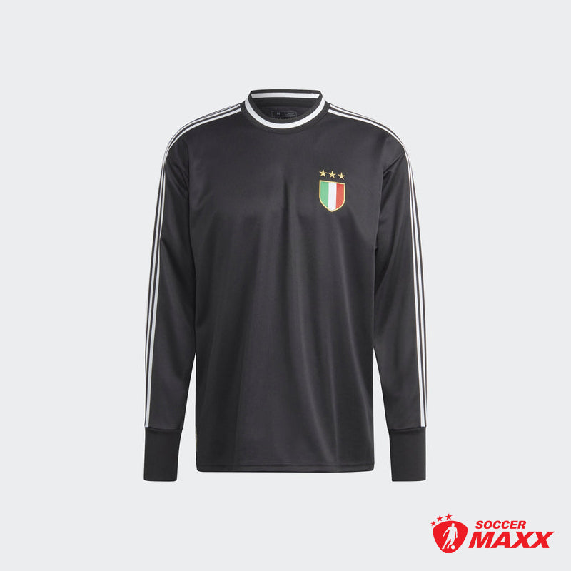 Men's Adidas Black Juventus Authentic Football Icon Goalkeeper Jersey