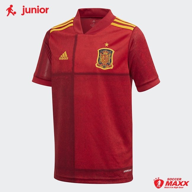adidas FEF Spain Home Youth Jersey Euro 2020