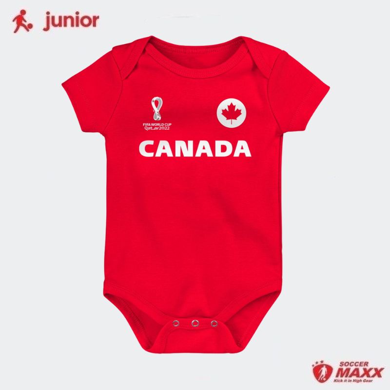 Canada Soccer World Cup 2022 Baby Onesie