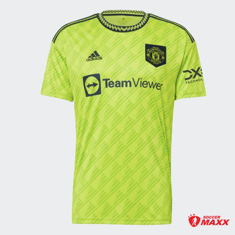 adidas Manchester United 22/23 Mens' Third Jersey Green – Soccer