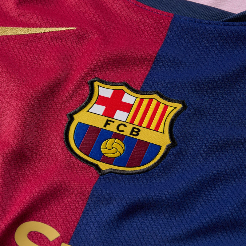 Nike Men s FC Barcelona Long Sleeve Home Jersey