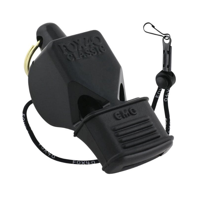 Fox 40 Classic CMG Official Whistle - Black