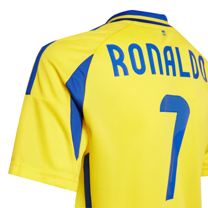 adidas Al Nassr FC Ronaldo #7 Youth Home Jersey