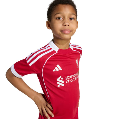 adidas Liverpool FC 25/26 Kid's Home Mini Kit