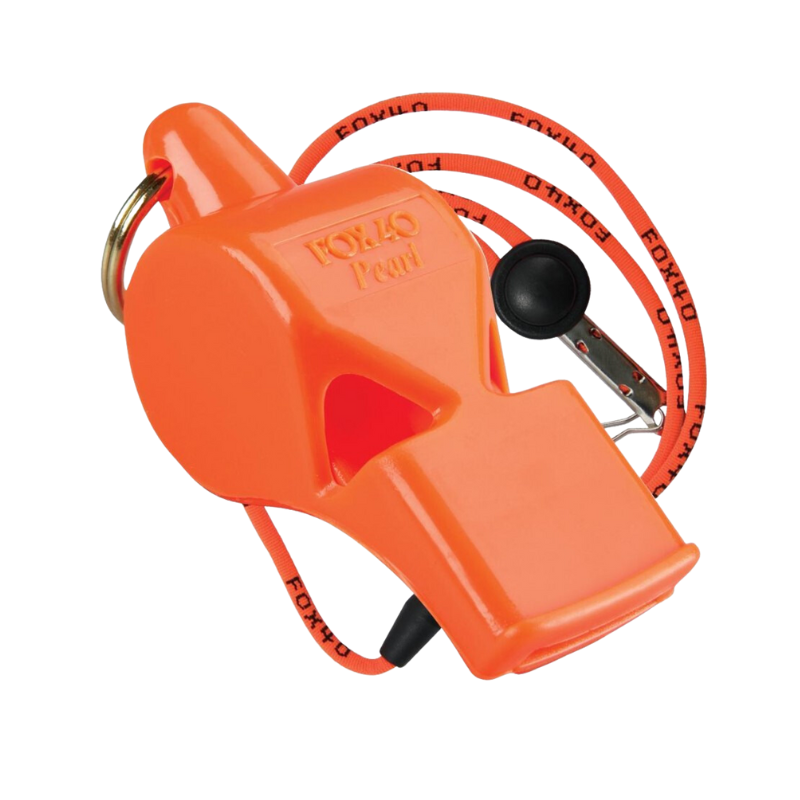 Fox 40 Pearl Whistle w/Lanyard - Orange