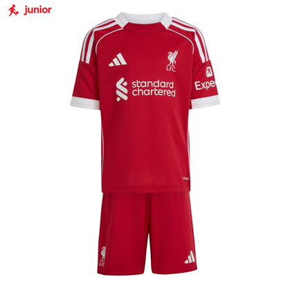 adidas Liverpool FC 25/26 Kid's Home Mini Kit