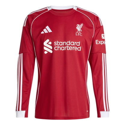 adidas Liverpool FC 25/26 Men's Home Long-Sleeve Jersey