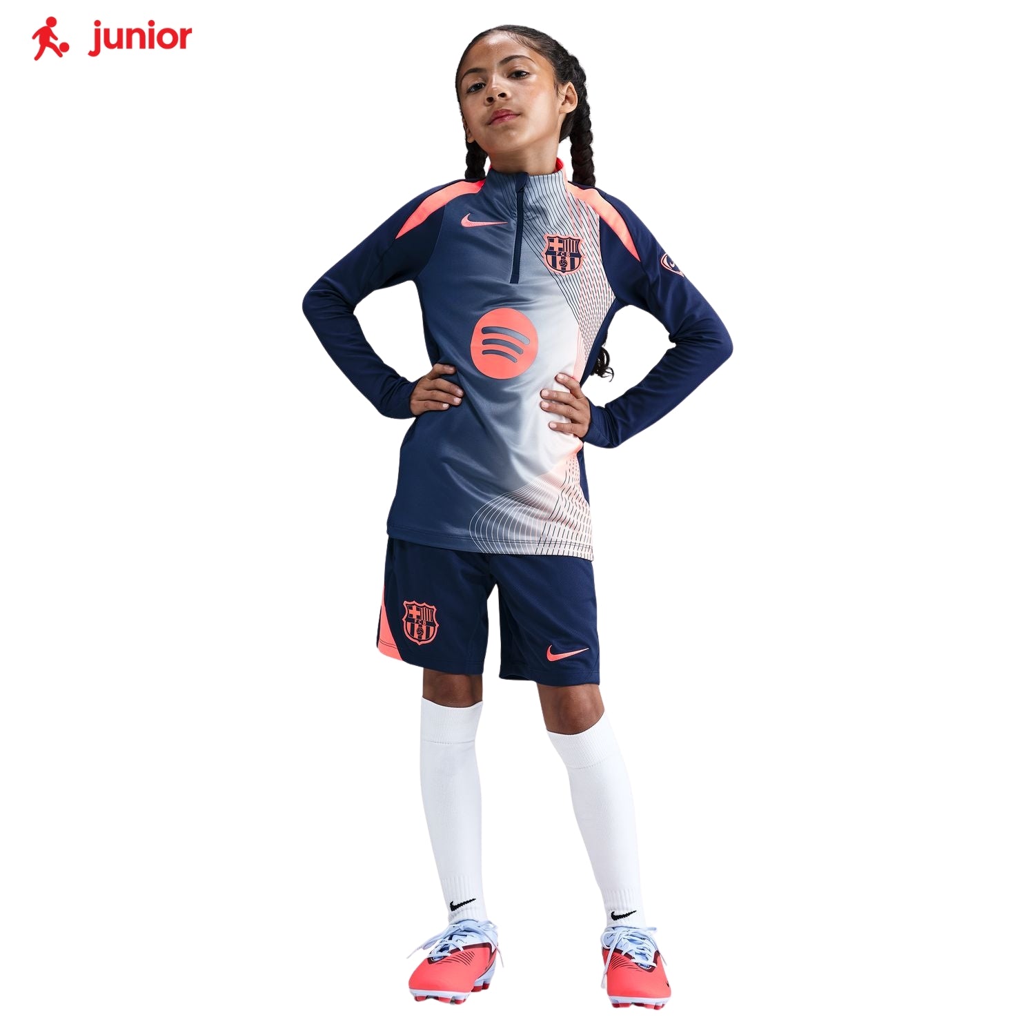 Nike FC Barcelona Youth Dri-Fit Strike Drill Top