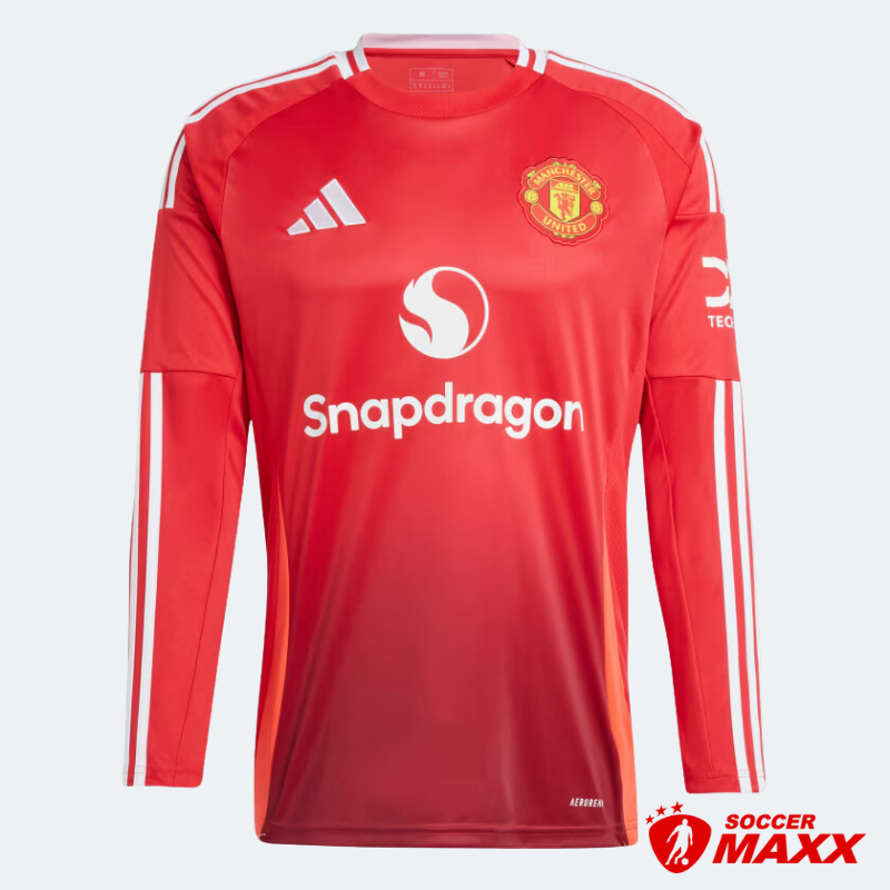 adidas Manchester United FC 24/25 Men's Long-Sleeve Home Jersey