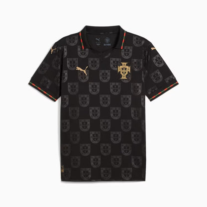 Puma FPF Portugal "Eusébio" Black Panther Men's Replica Jersey