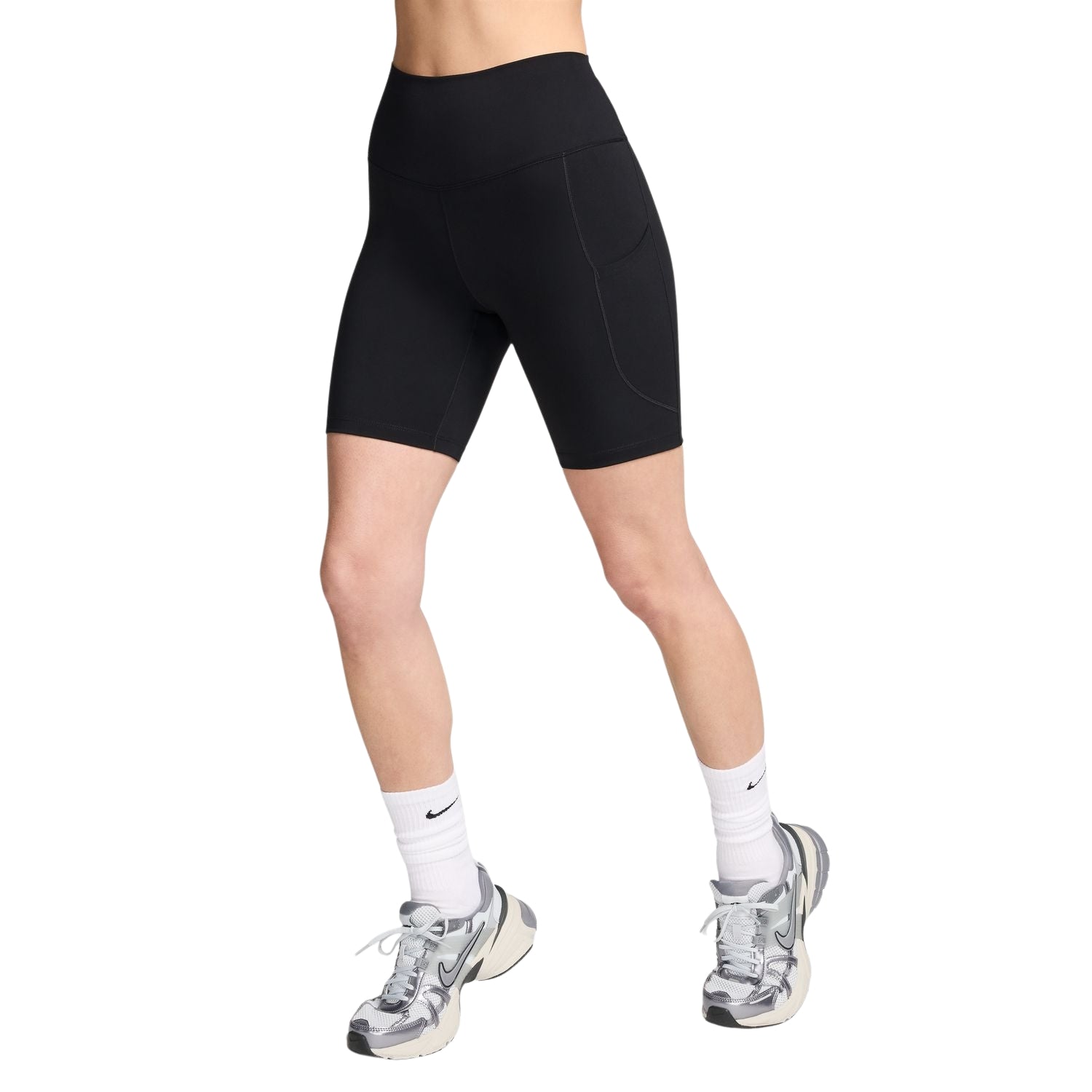 Nike One Women's High-Waisted 20.5cm (approx.) Biker Shorts with Pockets