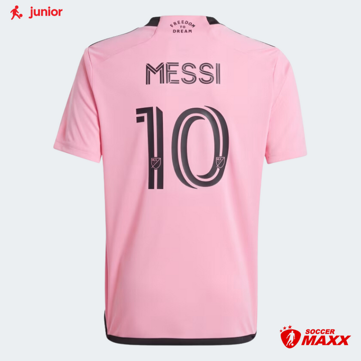adidas Lionel Messi No. 10 Inter Miami CF 24/25 Youth Home Jersey