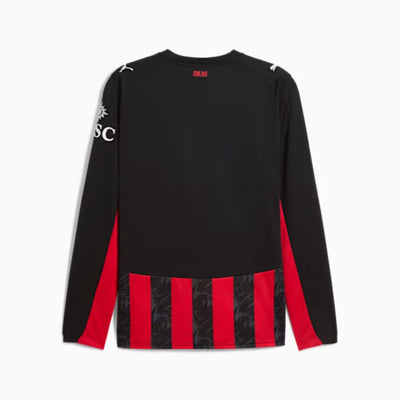 Puma AC Milan 25/26 Men's Home Replica Long-Sleeve Jersey