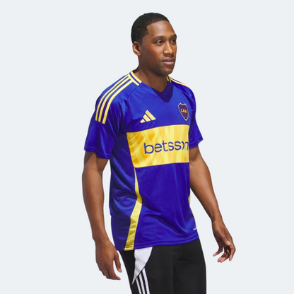 adidas CA Boca Juniors Men's Home Replica Jersey