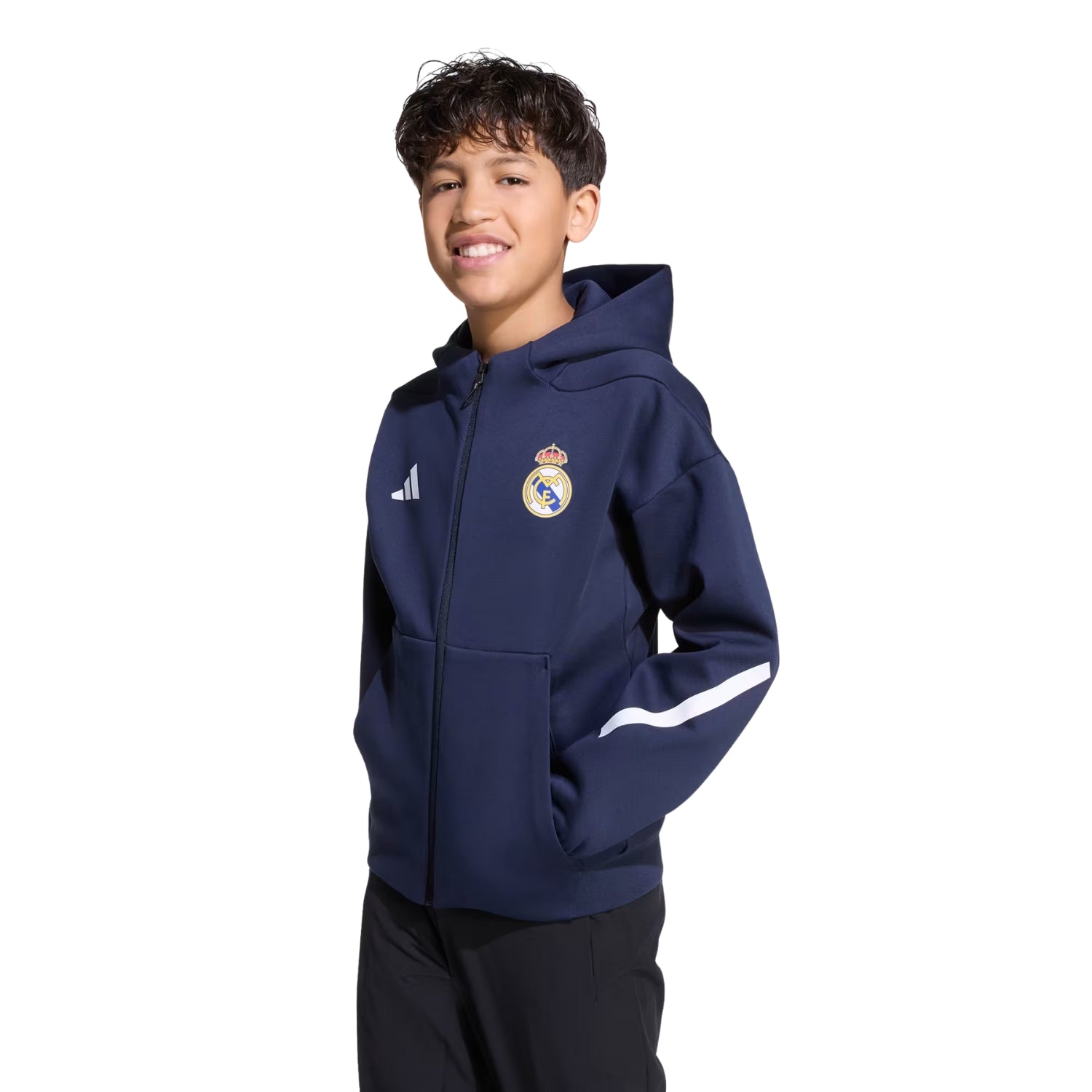 adidas Real Madrid CF 25/26 Youth Away Anthem Jacket
