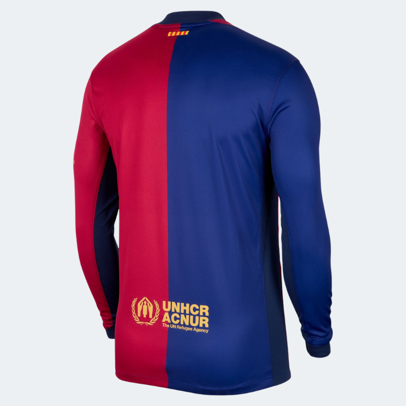 Nike Barcelona FC 24/25 Men's Long-Sleeve Stadium Home Jersey