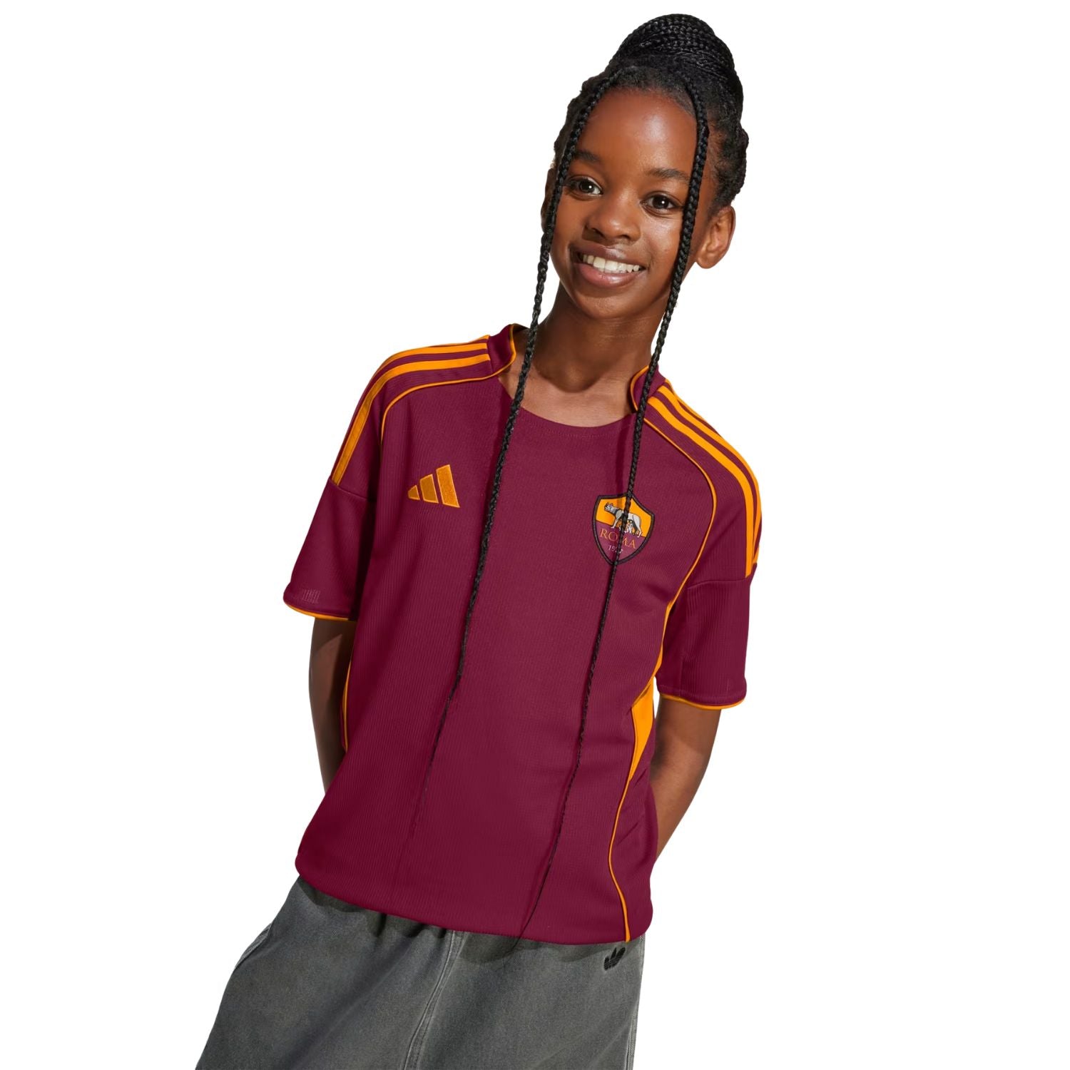 adidas AS Roma 25/26 Youth Home Jersey