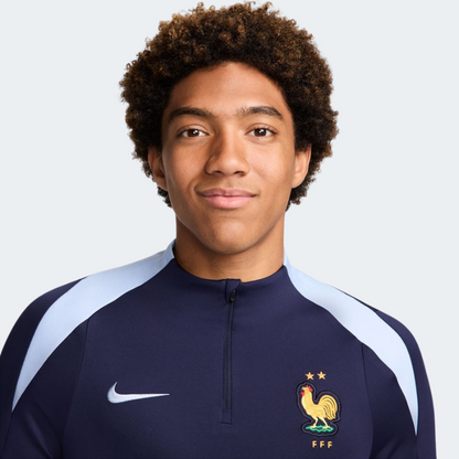 Nike FFF France Men's Strike Knit Drill Top – Soccer Maxx Nike FFF France Men's Strike Knit Drill Top – Soccer Maxx