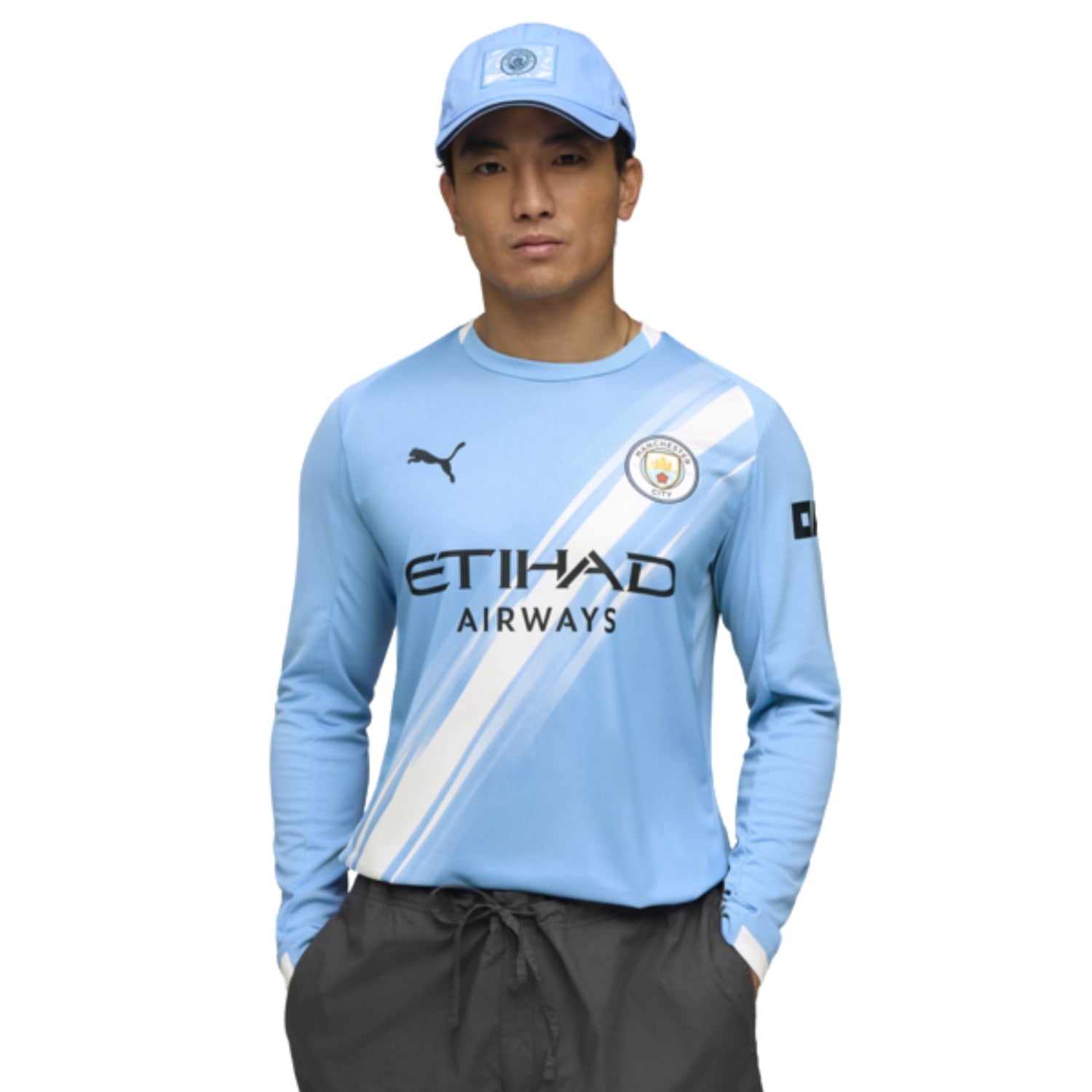 Puma Manchester City FC 25/26 Men's Home Replica Long-Sleeve Jersey