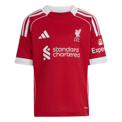 adidas Liverpool FC 25/26 Kid's Home Mini Kit