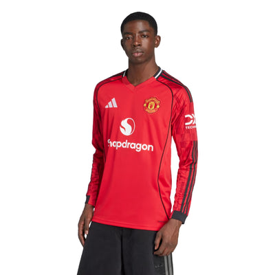 adidas Manchester United FC 25/26 Men's Home Long-Sleeve Jersey
