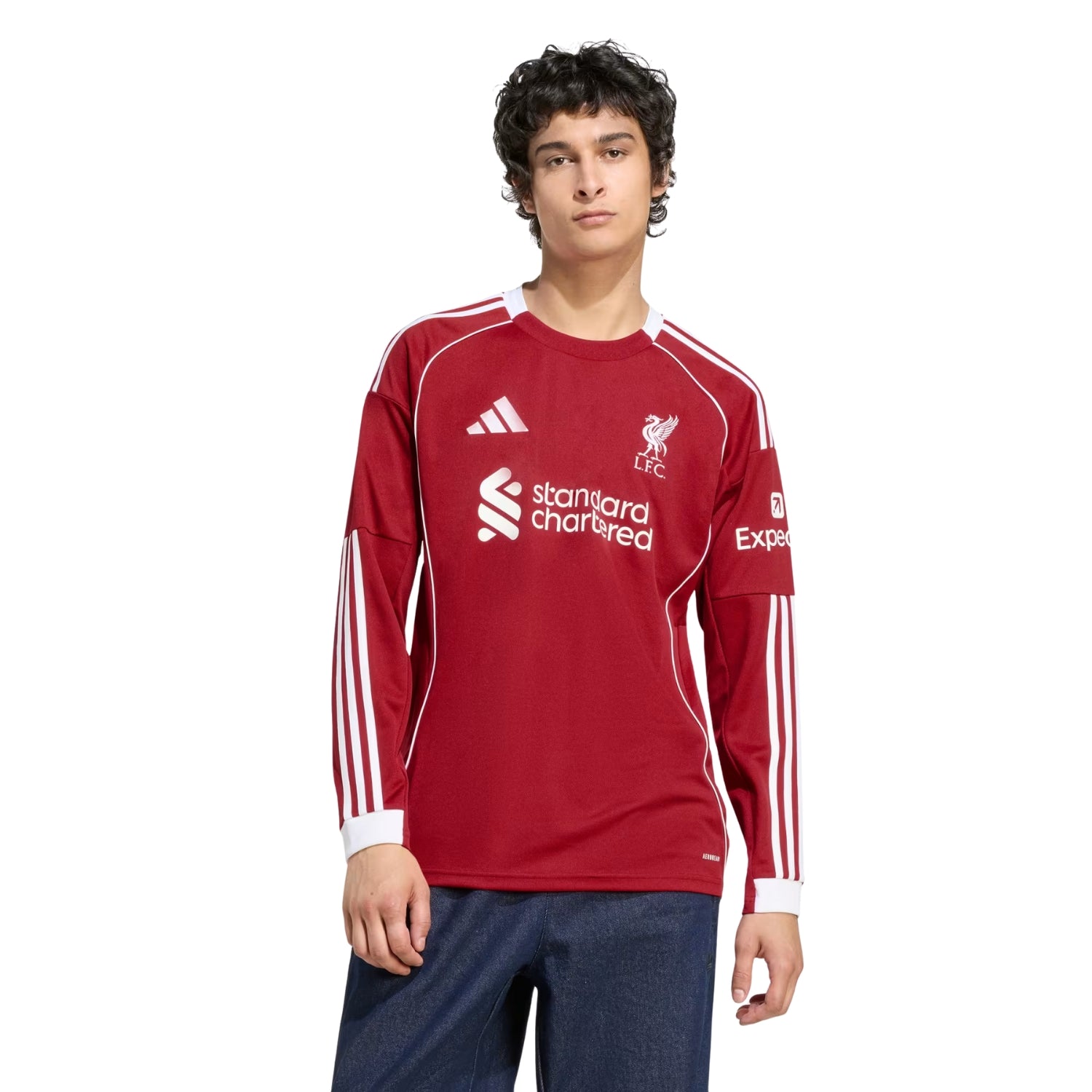 adidas Liverpool FC 25/26 Men's Home Long-Sleeve Jersey