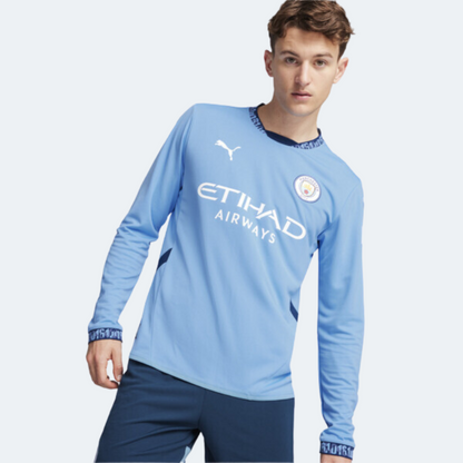 Puma Manchester City FC 24/25 Men's Home Long-Sleeve Replica Jersey