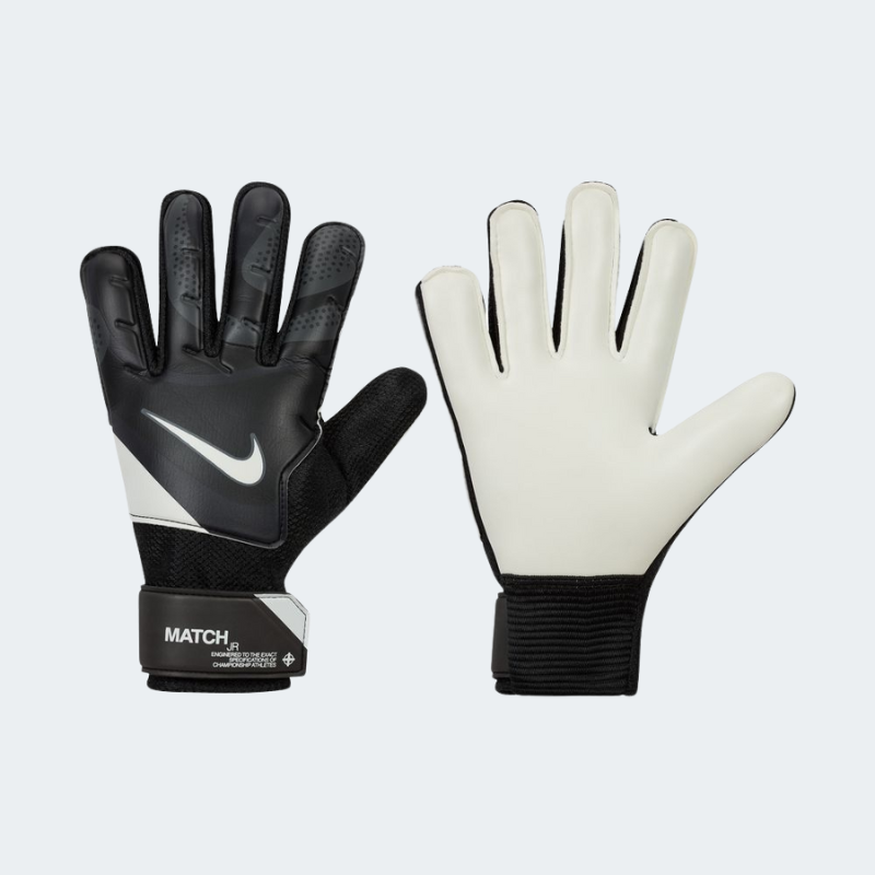 Nike Match Jr. Goalkeeper Gloves Premium Soccer 5 Black