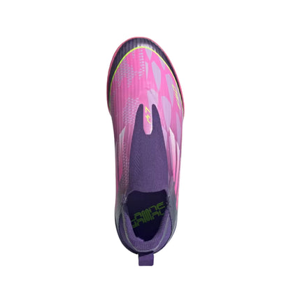 adidas Junior F50 League Laceless "Lamine Yamal" Indoor Soccer Shoes