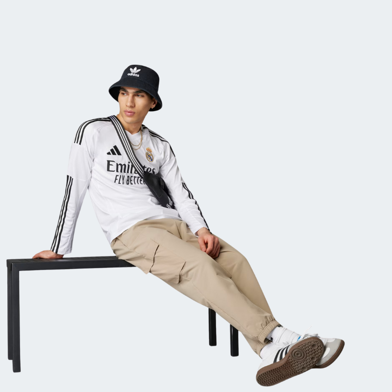 adidas Real Madrid CF 24/25 Men's Home Long-Sleeve Jersey