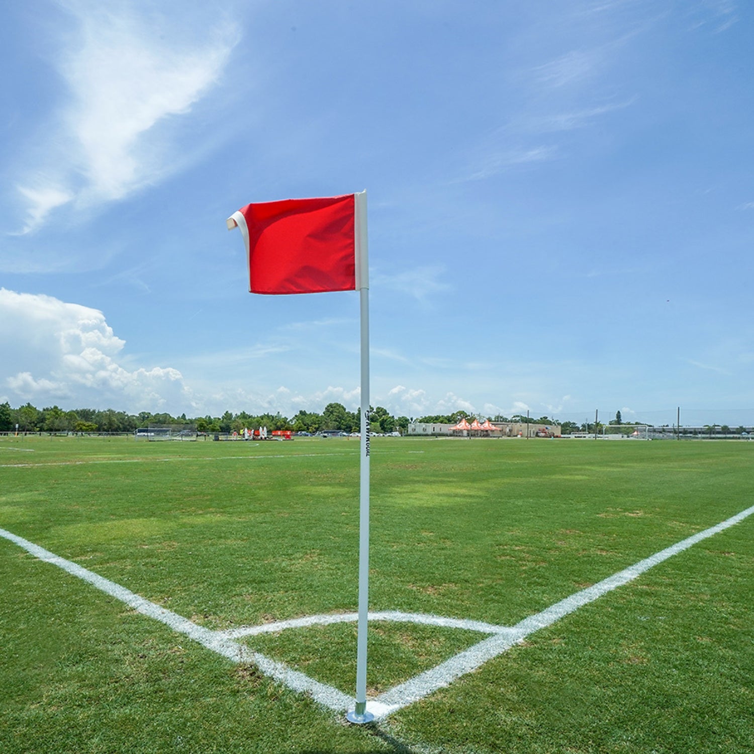 Kwik Goal Official Corner Flags (set of 4) - Red