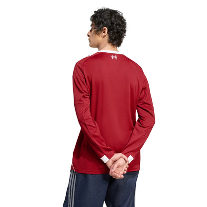 adidas Liverpool FC 25/26 Men's Home Long-Sleeve Jersey