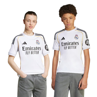 adidas Junior Real Madrid CF 25/26 Home Jersey