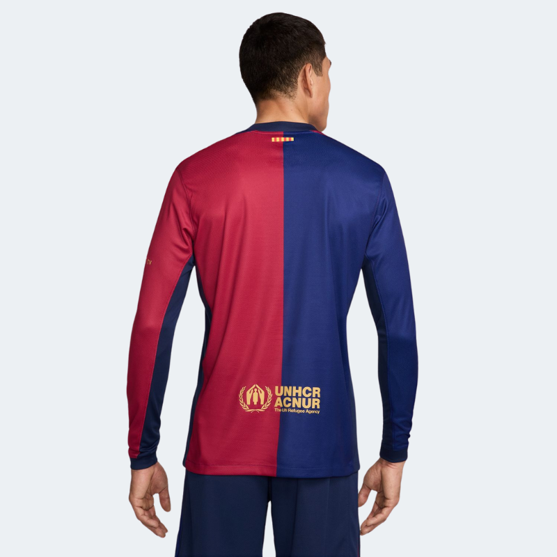 Nike Barcelona FC 24/25 Men's Long-Sleeve Stadium Home Jersey