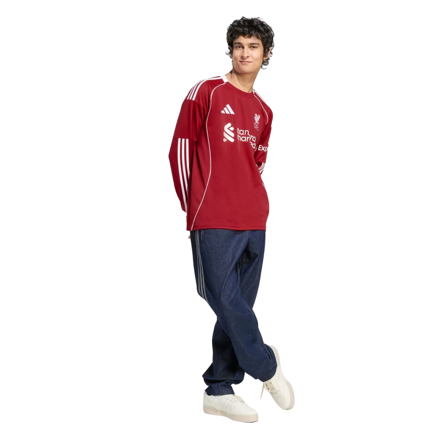 adidas Liverpool FC 25/26 Men's Home Long-Sleeve Jersey