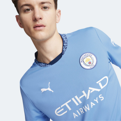 Puma Manchester City FC 24/25 Men's Home Long-Sleeve Replica Jersey