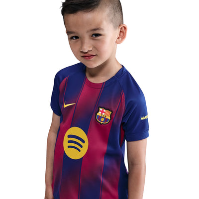Nike FC Barcelona 25/26 Younger Kids Stadium Home Kit
