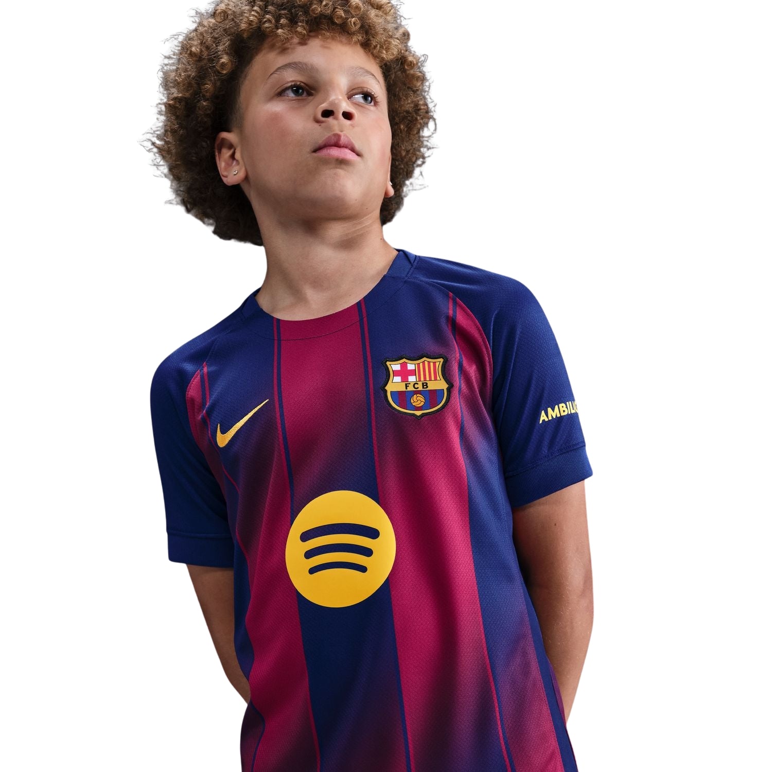 Nike FC Barcelona 25/26 Youth Stadium Home jersey