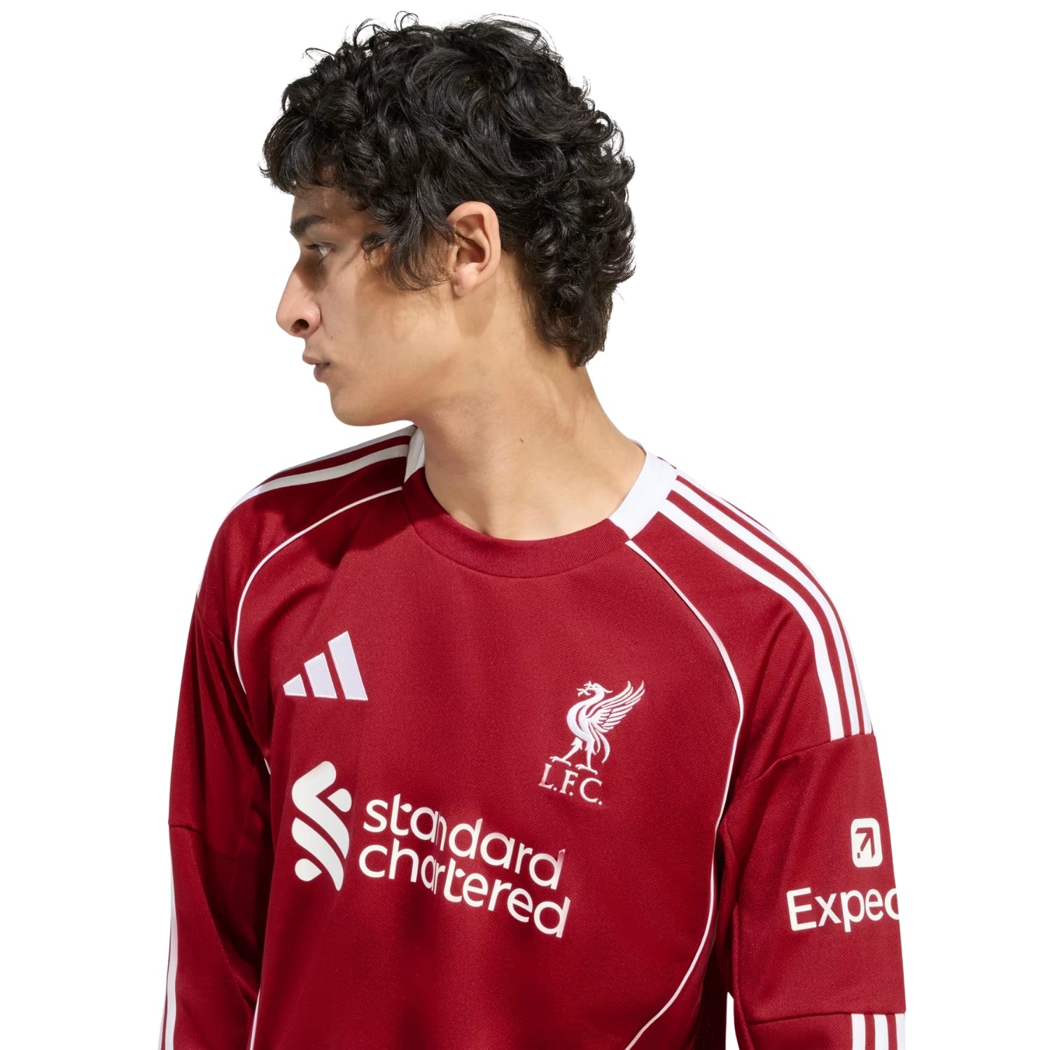 adidas Liverpool FC 25/26 Men's Home Long-Sleeve Jersey