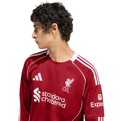 adidas Liverpool FC 25/26 Men's Home Long-Sleeve Jersey
