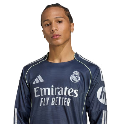 adidas Real Madrid CF 25/26 Men's Away Long-Sleeve Kit