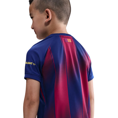 Nike FC Barcelona 25/26 Younger Kids Stadium Home Kit