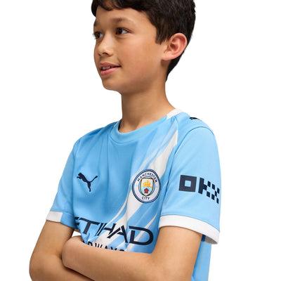 Puma Manchester City FC 25/26 Junior Home Replica Jersey