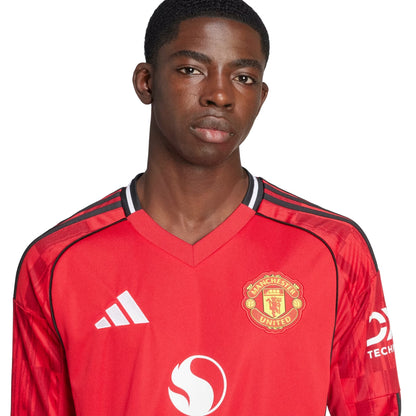 adidas Manchester United FC 25/26 Men's Home Long-Sleeve Jersey