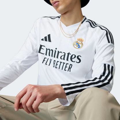 adidas Real Madrid CF 24/25 Men's Home Long-Sleeve Jersey