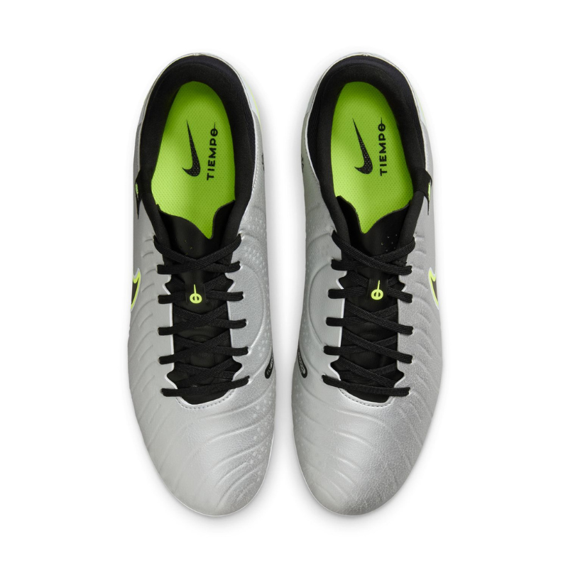 Nike Tiempo Legend 10 Academy Football Boots Silver US 11.5