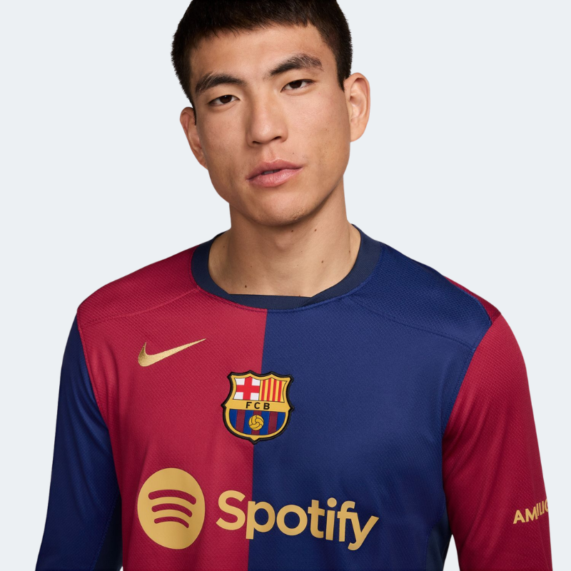 Nike Barcelona FC 24/25 Men's Long-Sleeve Stadium Home Jersey