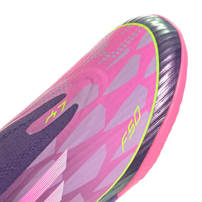 adidas Junior F50 League Laceless "Lamine Yamal" Indoor Soccer Shoes