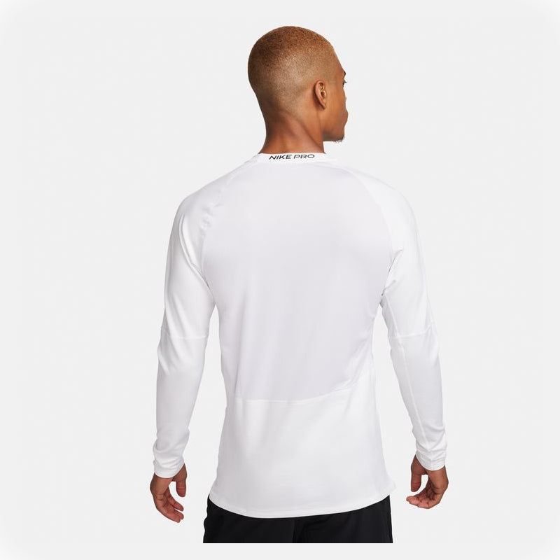 Nike Pro Warm Men s Long Sleeve Top White Black X Large