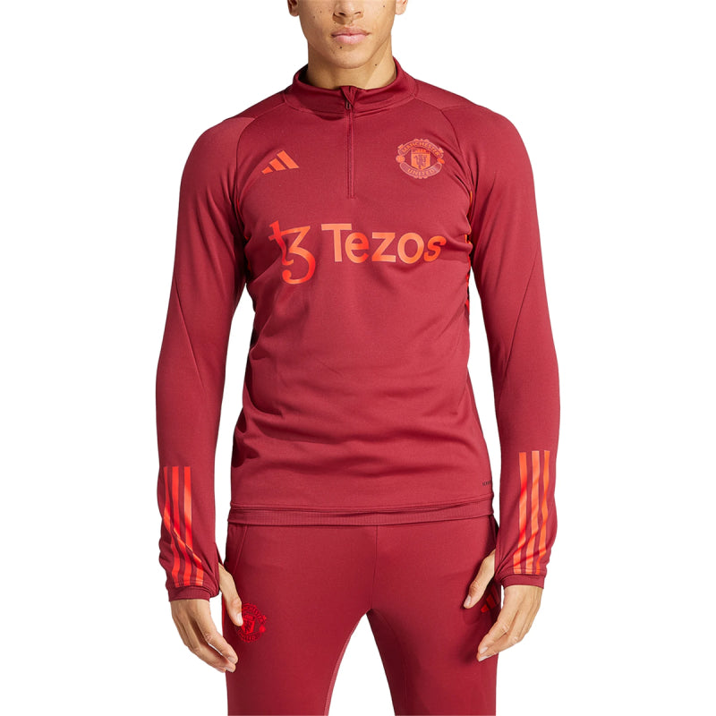 adidas Manchester United  Men's 1/4-Zip Euro Training Top